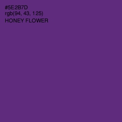 #5E2B7D - Honey Flower Color Image