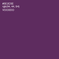 #5E2C5E - Voodoo Color Image