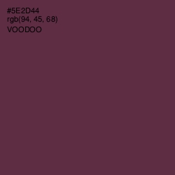 #5E2D44 - Voodoo Color Image