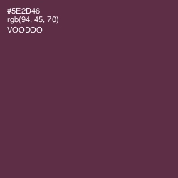 #5E2D46 - Voodoo Color Image