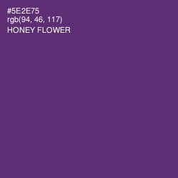 #5E2E75 - Honey Flower Color Image