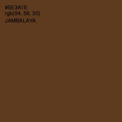 #5E3A1E - Jambalaya Color Image