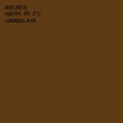#5E3B15 - Jambalaya Color Image