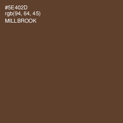 #5E402D - Millbrook Color Image