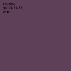 #5E4058 - Don Juan Color Image