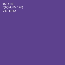 #5E418E - Victoria Color Image
