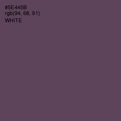 #5E445B - Don Juan Color Image