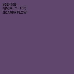 #5E476B - Scarpa Flow Color Image