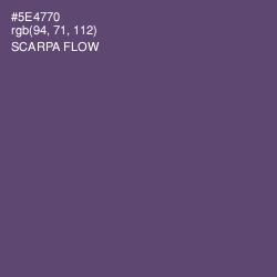 #5E4770 - Scarpa Flow Color Image