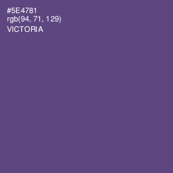 #5E4781 - Victoria Color Image