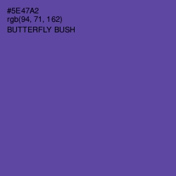 #5E47A2 - Butterfly Bush Color Image