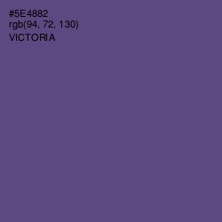 #5E4882 - Victoria Color Image