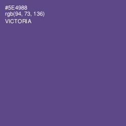 #5E4988 - Victoria Color Image