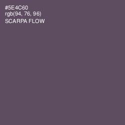 #5E4C60 - Scarpa Flow Color Image