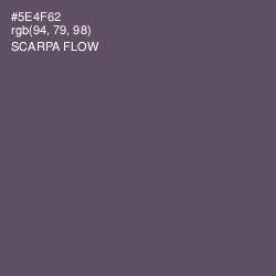 #5E4F62 - Scarpa Flow Color Image