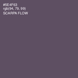 #5E4F63 - Scarpa Flow Color Image