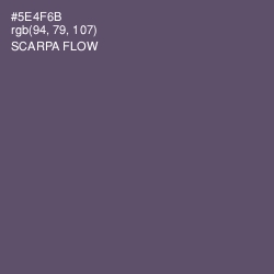 #5E4F6B - Scarpa Flow Color Image