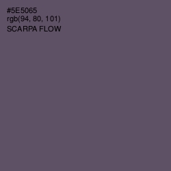 #5E5065 - Scarpa Flow Color Image