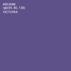 #5E5088 - Victoria Color Image