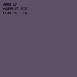 #5E5167 - Scarpa Flow Color Image