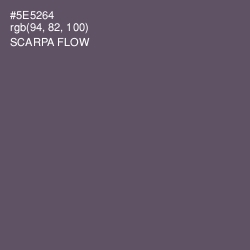 #5E5264 - Scarpa Flow Color Image