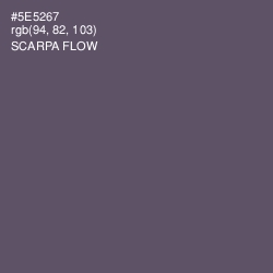 #5E5267 - Scarpa Flow Color Image
