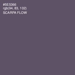 #5E5366 - Scarpa Flow Color Image