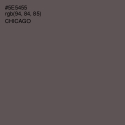 #5E5455 - Chicago Color Image