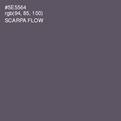 #5E5564 - Scarpa Flow Color Image