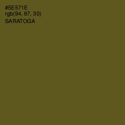 #5E571E - Saratoga Color Image