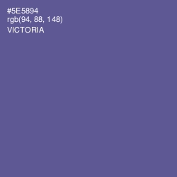 #5E5894 - Victoria Color Image