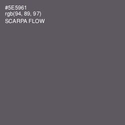 #5E5961 - Scarpa Flow Color Image