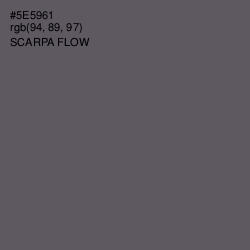 #5E5961 - Scarpa Flow Color Image