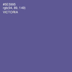 #5E5995 - Victoria Color Image