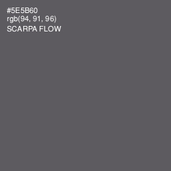 #5E5B60 - Scarpa Flow Color Image