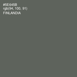 #5E645B - Finlandia Color Image