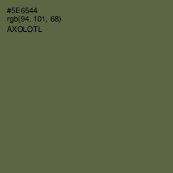 #5E6544 - Axolotl Color Image