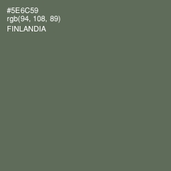 #5E6C59 - Finlandia Color Image