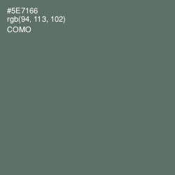 #5E7166 - Como Color Image