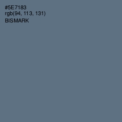 #5E7183 - Bismark Color Image