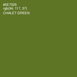#5E7525 - Chalet Green Color Image