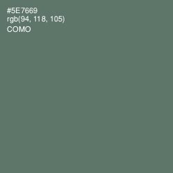 #5E7669 - Como Color Image
