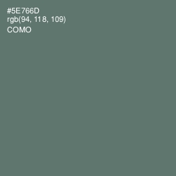 #5E766D - Como Color Image