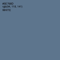 #5E768D - Waikawa Gray Color Image