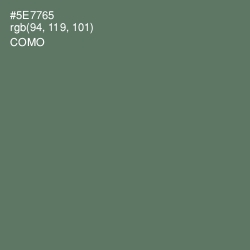 #5E7765 - Como Color Image