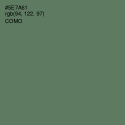 #5E7A61 - Como Color Image