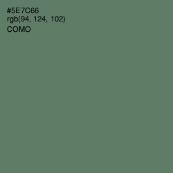 #5E7C66 - Como Color Image