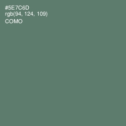 #5E7C6D - Como Color Image