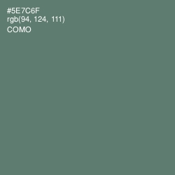 #5E7C6F - Como Color Image