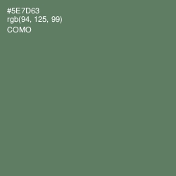 #5E7D63 - Como Color Image